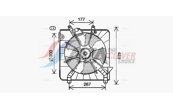 Kylfläkt HD7538 Ava Quality Cooling