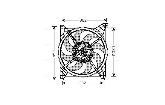 kylfläkt HY7505 Ava Quality Cooling