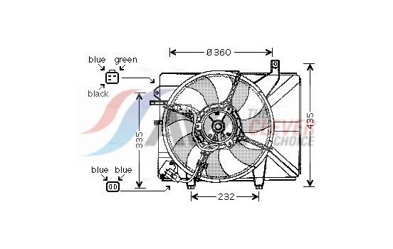 Kylfläkt HY7511 Ava Quality Cooling