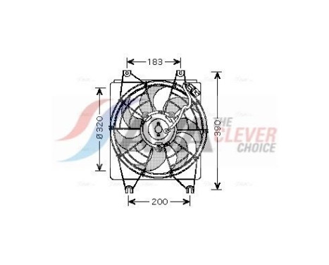 Kylfläkt HY7522 Ava Quality Cooling