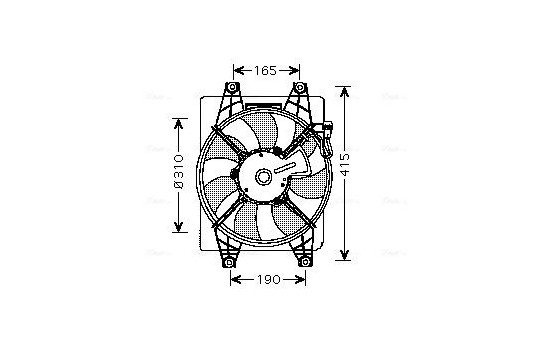 kylfläkt HY7523 Ava Quality Cooling