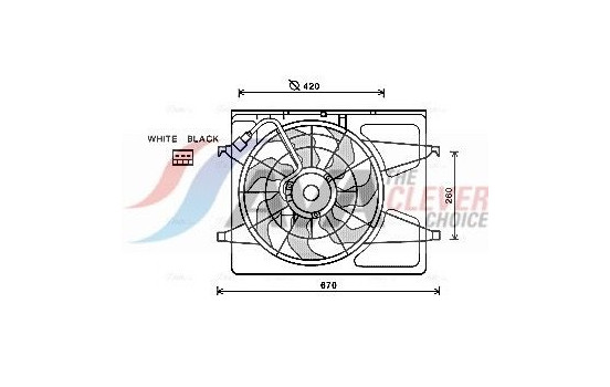 Kylfläkt HY7530 Ava Quality Cooling