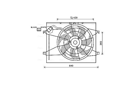 kylfläkt HY7539 Ava Quality Cooling