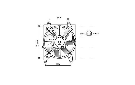 kylfläkt HY7543 Ava Quality Cooling