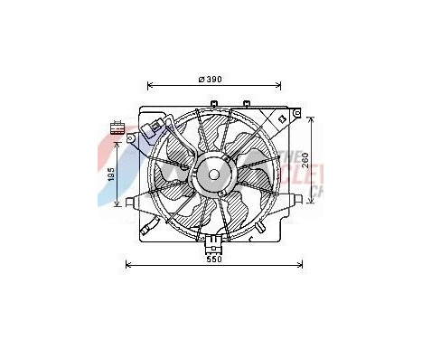 Kylfläkt HY7563 Ava Quality Cooling