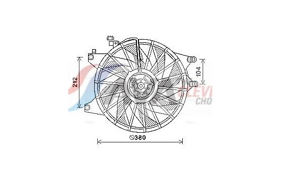 Kylfläkt HY7565 Ava Quality Cooling
