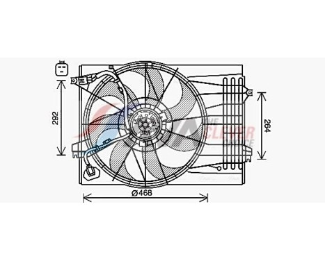 Kylfläkt HY7572 Ava Quality Cooling
