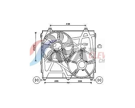 Kylfläkt KA7529 Ava Quality Cooling