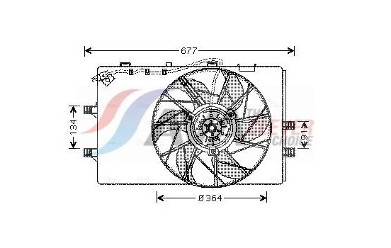 Kylfläkt MS7509 Ava Quality Cooling