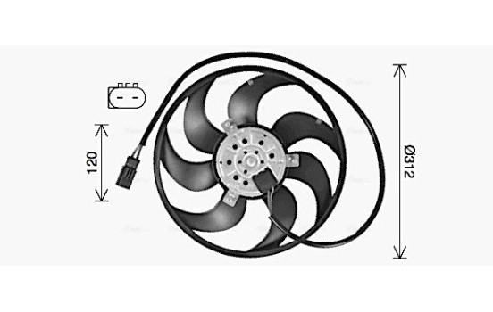 Kylfläkt MS7764 Ava Quality Cooling