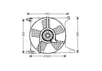 kylfläkt OL7504 Ava Quality Cooling