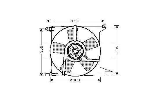 kylfläkt OL7504 Ava Quality Cooling