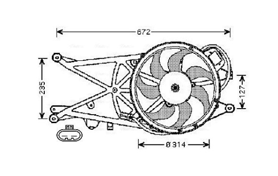 kylfläkt OL7530 Ava Quality Cooling