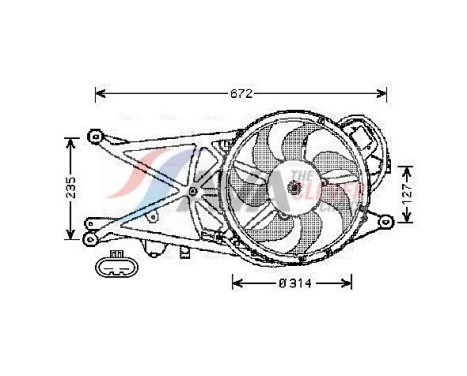 Kylfläkt OL7530 Ava Quality Cooling