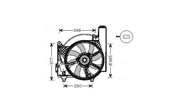 kylfläkt OL7531 Ava Quality Cooling