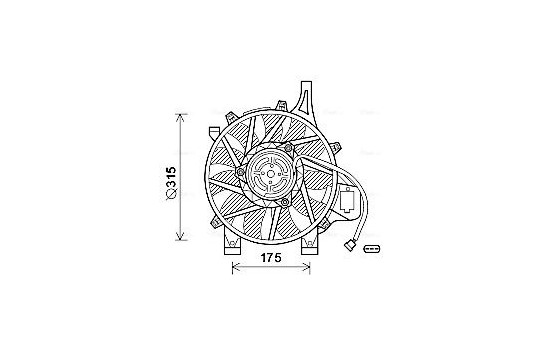 kylfläkt OL7536 Ava Quality Cooling