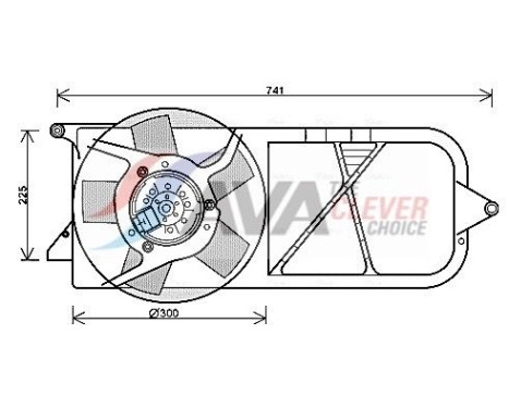 Kylfläkt OL7537 Ava Quality Cooling