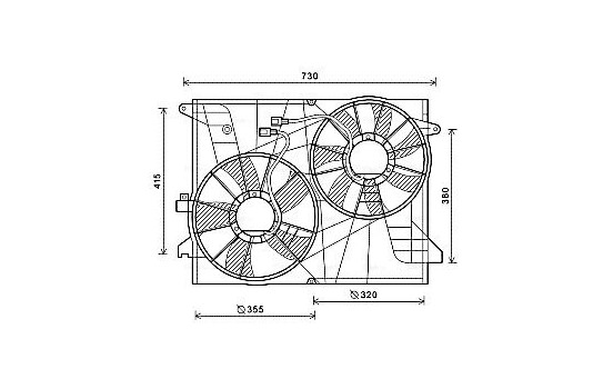 kylfläkt OL7572 Ava Quality Cooling