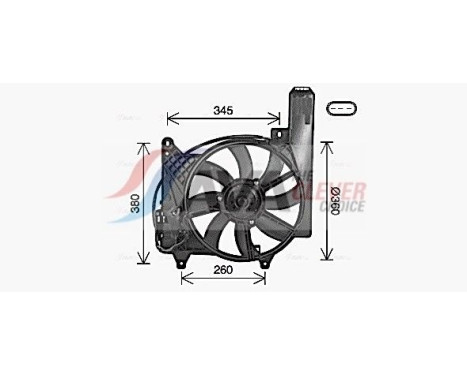 Kylfläkt OL7744 Ava Quality Cooling