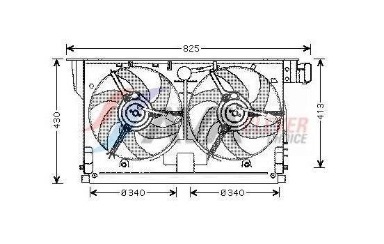 kylfläkt PE7519 Ava Quality Cooling