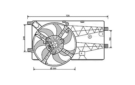 kylfläkt PE7548 Ava Quality Cooling