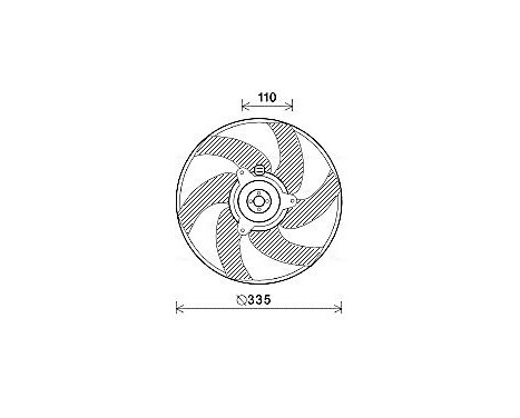 Kylfläkt PE7551 Ava Quality Cooling