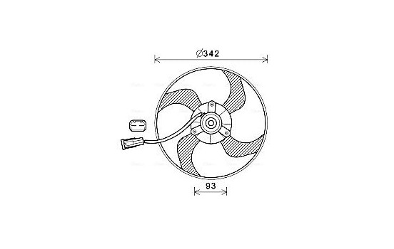 kylfläkt PE7557 Ava Quality Cooling