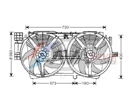 Kylfläkt RT7530 Ava Quality Cooling