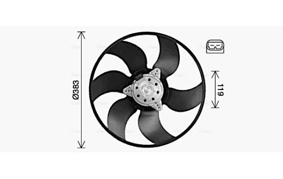 Kylfläkt RT7673 Ava Quality Cooling