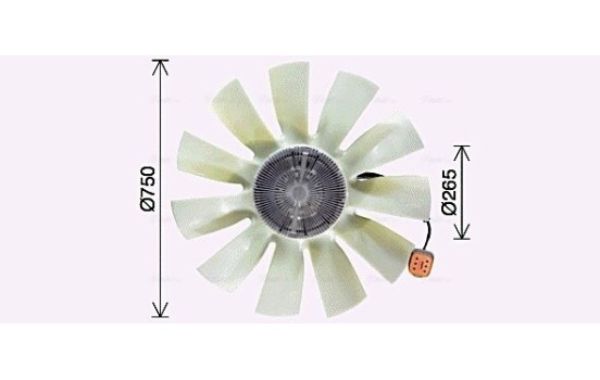 Kylfläkt SCF071 Ava Quality Cooling