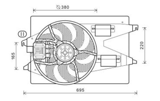 Kylfläkthjul DIEDERICHS Climate DCL1113