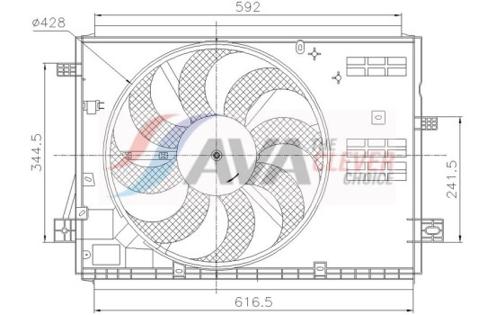 Kylfläkthjul PE7441 Ava Quality Cooling