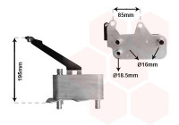Oljekylare, automatisk transmission 02013700 International Radiators