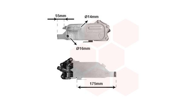 Oljekylare, automatisk transmission 06013740 International Radiators