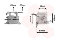 Oljekylare, automatisk transmission 13013705 International Radiators