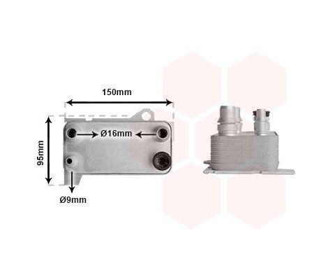 Oljekylare, automatisk transmission 30013704 International Radiators