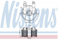 Oljekylare, automatisk transmission 90666 Nissens
