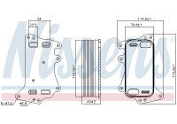 Oljekylare, automatisk transmission 90903 Nissens