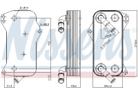 Oljekylare, automatisk transmission 91156 Nissens
