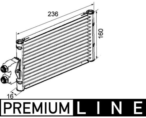 Oljekylare, automatisk transmission BEHR *** PREMIUM LINE ***