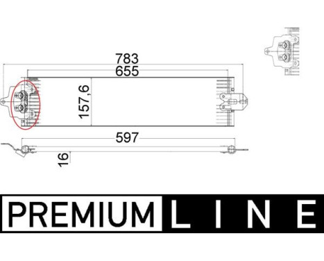 Oljekylare, automatisk transmission BEHR *** PREMIUM LINE ***