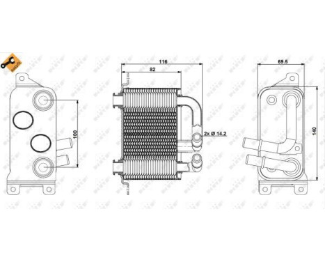 Oljekylare, automatisk transmission EASY FIT, bild 5