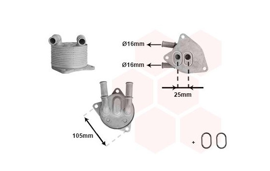 Oljekylare, automatisk transmission *** IR PLUS ***