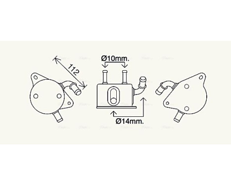 Oljekylare, automatisk transmission