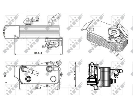 Oljekylare, automatisk transmission, bild 2