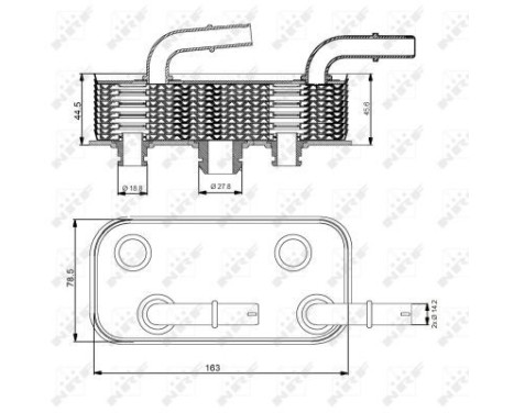 Oljekylare, automatisk transmission, bild 5