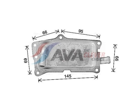 Oljekylare, automatisk transmission, bild 3