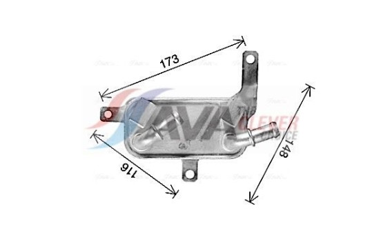Oljekylare, automatisk transmission, bild 3