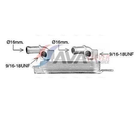 Oljekylare, automatisk transmission, bild 2