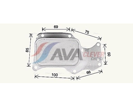 Oljekylare, automatisk transmission, bild 3